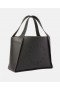  Stella Mccartney Logo Grote Tote Bag Zwart | Dames Stella Icons
