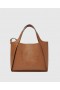  Stella Mccartney Logo Top Handle Crossbody Tote Bag Pecan | Damestassen met handgreep