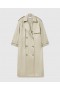  Stella Mccartney Oversized Trenchcoat met Riem, Zand | Dames Jassen En Jacks