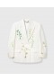  Stella Mccartney Oversized Bloemen Dubbelrijs Blazer Crème | Dames Jassen En Jacks