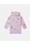 Stella Mccartney Stella patroon hoodiejurk roze | Kinderjurken en jumpsuits