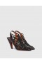  Stella Mccartney Stella Spur Woven Slingbacks Koffie | Dameshakken