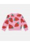  Stella Mccartney Strawberry Print Fringe Sweatshirt Roze | Kinder T-shirts en tops