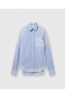 Stella Mccartney gestreept boyfriend shirt blauw | Bijpassende items voor dames