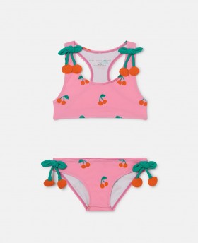  Stella Mccartney Cherry Print Bikini Roze | Kinderbadkleding