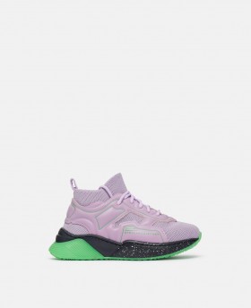  Stella Mccartney Neon Mesh Veterschoenen Lavendel | Kinderschoenen en accessoires