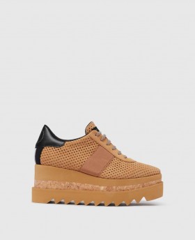  Stella Mccartney Sneak-elyse Platform Sneakers Camel | Bijpassende items voor dames