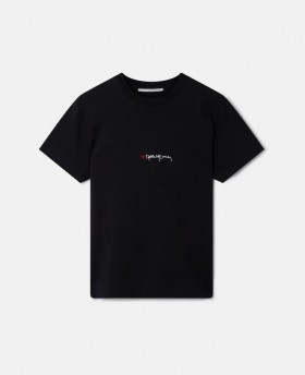  Stella Mccartney Stella Iconics Love Logo T-shirt Zwart | Dames Sweatshirts en T-shirts