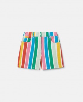  Stella Mccartney gestreepte shorts multicolor | Kinderbroeken en shorts