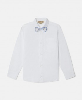  Stella Mccartney Tuxedo Grafisch Overhemd Wit | Kinder T-shirts en Sweatshirts