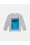  Stella McCartney Cat Graphic -collegepaita harmaa | Lasten T-paidat ja collegepaidat