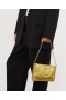  Stella McCartney Crickled Metallic Falabella Wallet Crossbody Bag Kulta Naisten Olkalaukut