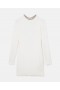  Stella McCartney Crystal Collar Cocktail Mini Dress Valkoinen Naisten Mekot |