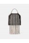  Stella McCartney Crystal Fringe Falabella Tiny Tote -laukku, musta | Naisten kahvalliset laukut
