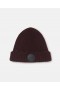  Stella McCartney Distressed Ribbed Knit Beanie Chocolate Brown | Naisten hatut ja huivit