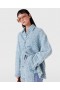 Stella McCartney Ylisuuri Denim Bouclé -paita Vaaleansininen Naiset Denim