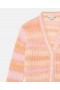 Stella McCartney Rainbow Knitted Cardigan Peach Pink | Lasten neuleet ja neuletakit