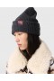  Stella McCartney Ribbed Logo Beanie Harmaa | Naisten Hatut Ja Huivit
