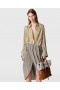  Stella McCartney Läpikuultava Raidallinen Panelled Shirt Beige | Naisten Paidat Ja Topit