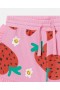 Stella McCartney Mansikkakuvioiset Hapsushortsit Vaaleanpunaiset | Lasten Housut ja Shortsit