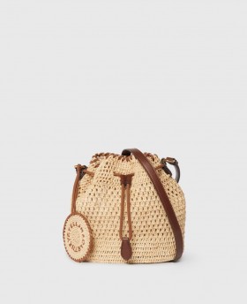  Stella McCartney Falabella Raffia Crochet Bucket Bag -laukku, luonnonvärinen | Naiset, Ikoninen Falabella