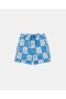 Short de bain à carreaux bleu Stella McCartney | Pantalons et shorts pour enfants