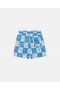 Short de bain à carreaux bleu Stella McCartney | Pantalons et shorts pour enfants