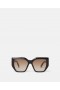  Lunettes de soleil Stella McCartney Chunky Square œil-de-chat noires | Lunettes de soleil femme