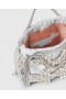  Sac cabas Stella McCartney Falabella Tiny Crystal Cage argenté | Femme L'emblématique Falabella