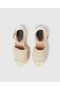 Espadrilles compensées Stella McCartney Gaia beiges | Espadrilles pour femmes