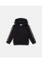 Sweat à capuche zippé Stella McCartney noir avec logo graphique | Pulls et gilets pour enfants
