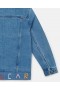  Veste en jean bleue brodée Stella McCartney Moniker | Vêtements d'extérieur pour enfants