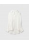 Chemise Stella McCartney oversize blanche à rayures transparentes | Chemises et hauts pour femmes