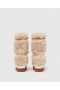  Bottes de neige Stella McCartney Sneak-elyse en peluche couleur crème | Bottes pour femmes