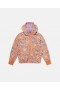 Imperméable à capuche orange Stella McCartney Stella Woodland Lettering | Vêtements d'extérieur pour enfants