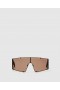  Lunettes de soleil rectangulaires translucides Stella McCartney, marron monochrome | Lunettes de soleil pour femmes