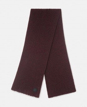  Écharpe épaisse Stella McCartney bordeaux effet vieilli | Chapeaux et écharpes pour femmes