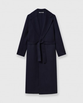 Trench-coat Stella McCartney à double face et ceinture, couleur encre | Manteaux et vestes pour femmes
