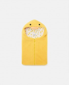 Couverture à capuche zippée Stella McCartney Caneton Jaune | Bébé Garçon