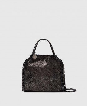  Sac cabas Stella McCartney Falabella Tiny Gris métallisé foncé | Mini sacs et pochettes pour femmes