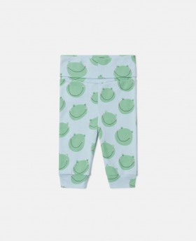  Leggings imprimé grenouille Stella McCartney bleu/vert | Pantalons et shorts pour enfants