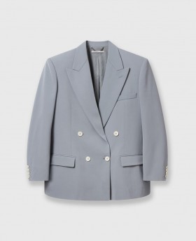  Blazer oversize croisé Stella McCartney couleur brume | Manteaux et vestes pour femmes