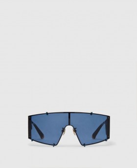  Lunettes de soleil rectangulaires translucides bleues Stella McCartney | Lunettes de soleil pour femmes