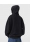 Stella McCartney – Endlich! Hoodie, gewaschenes Schwarz | Damen-Sweatshirts und T-Shirts