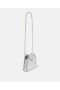  Stella McCartney Falabella Tiny Tote Bag in Silber mit Cracked Metallic-Effekt | Damen-Henkeltasche