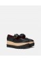  Stella McCartney Elyse Mary Janes mit Sternenmuster, Mitternachtsschwarz | Damen-Wedges