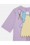  Stella McCartney T-Shirt-Kleid mit Feenmotiv, Rundhalsausschnitt, Lila | Kinderkleider & Jumpsuits