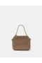  Stella McCartney Falabella Tiny Crystal Tote Bag Metallic Brown | Damen Die ikonische Falabella