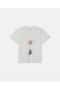  Stella McCartney T-Shirt mit Blumenmuster, cremefarben | Kinder-T-Shirts und Tops