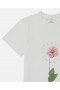 Stella McCartney T-Shirt mit Blumenmuster, cremefarben | Kinder-T-Shirts und Tops